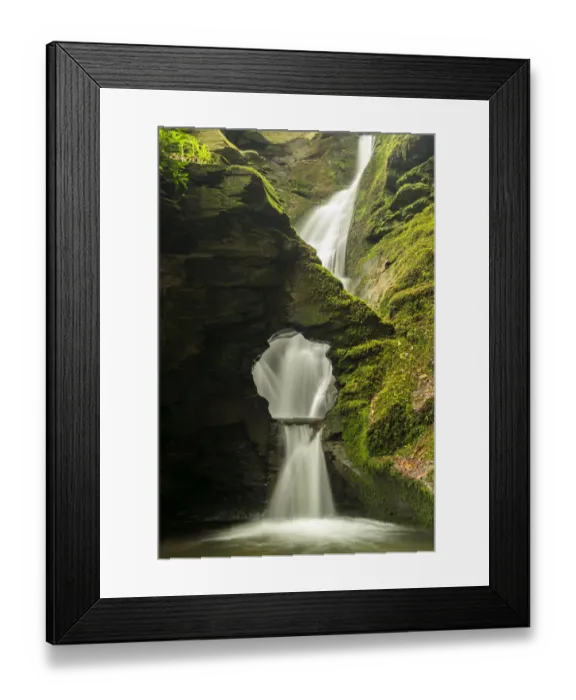 Framed Print : St Nectans Kieve, a sixty foot waterfall, Saint Nectans Glen, near Trethevy Framed Print : St Nectans Kieve, a sixty foot waterfall, Saint Nectans Glen, near Trethevy
