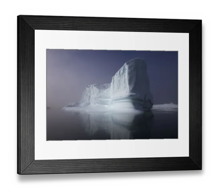 Framed Print : Iceberg in the sea outside the Kangia Ilulissat Icefjord. Iceberg from the Sermeg Kujalleg Glacier Framed Print : Iceberg in the sea outside the Kangia Ilulissat Icefjord. Iceberg from the Sermeg Kujalleg Glacier