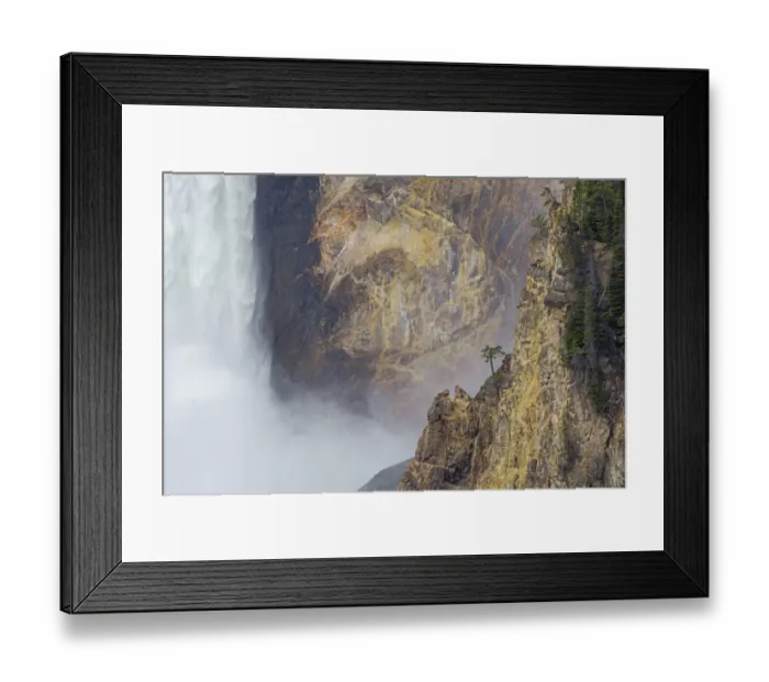 Framed Print : Lower Falls at Artist Point, Yellowstone River. Yellowstone National Park, Wyoming Framed Print : Lower Falls at Artist Point, Yellowstone River. Yellowstone National Park, Wyoming