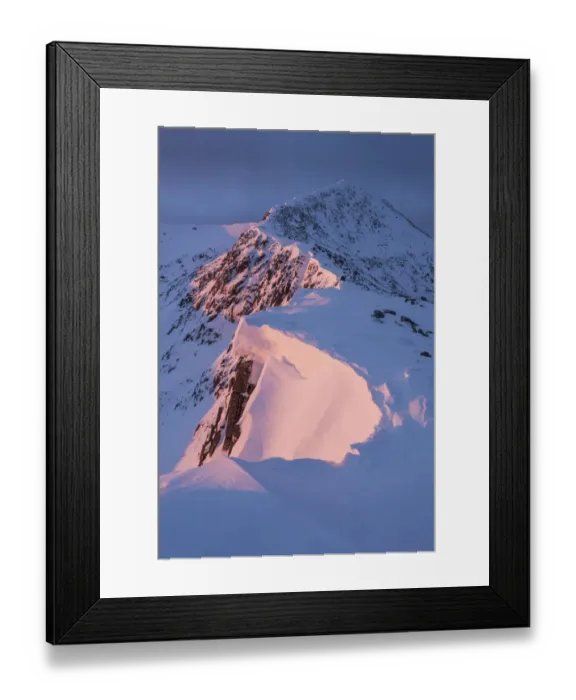 Framed Print : First light on Ben Starav ridge in full winter conditions. Glen Etive, Highlands of Scotland Framed Print : First light on Ben Starav ridge in full winter conditions. Glen Etive, Highlands of Scotland