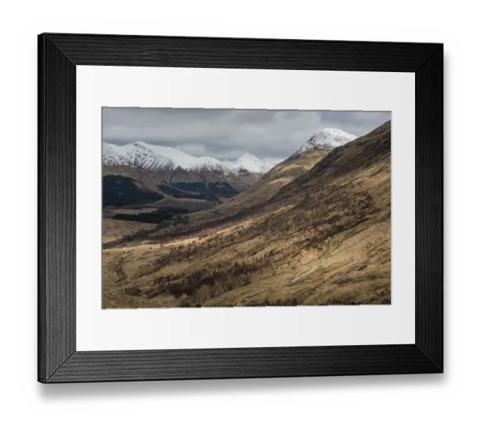 Framed Print : Sparce birch woodland in Glen Etive. Loch Etive, Highlands of Scotland, UK, January 2016 Framed Print : Sparce birch woodland in Glen Etive. Loch Etive, Highlands of Scotland, UK, January 2016