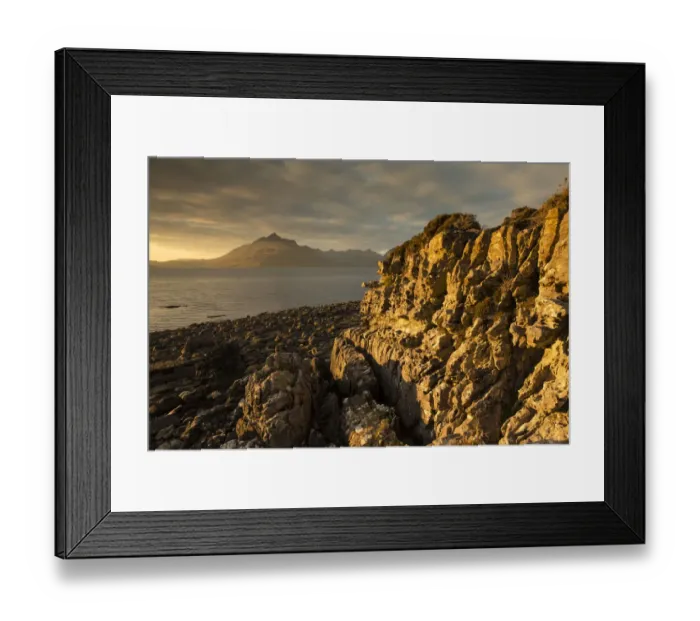 Framed Print : Red Cuillin in evening light from Elgol, Isle of Skye, Inner Hebrides, Scotland, UK Framed Print : Red Cuillin in evening light from Elgol, Isle of Skye, Inner Hebrides, Scotland, UK