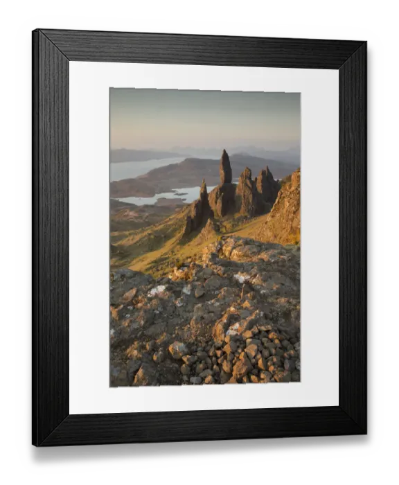 Framed Print : Old Mann of Storr at dawn, Isle of Skye, Inner Hebrides, Scotland, UK, April 2014 Framed Print : Old Mann of Storr at dawn, Isle of Skye, Inner Hebrides, Scotland, UK, April 2014