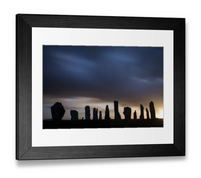 Framed Print : Callanish Stones silhouetted at dawn, Isle of Lewis, Outer Hebrides, Scotland, UK Framed Print : Callanish Stones silhouetted at dawn, Isle of Lewis, Outer Hebrides, Scotland, UK