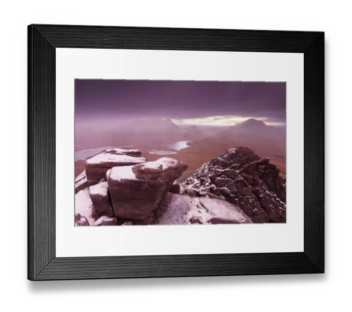 Framed Print : View from Stac Pollaidh towards Loch Lurgainn, Cul Beag and Cul Mor, Coigach, Highlands Framed Print : View from Stac Pollaidh towards Loch Lurgainn, Cul Beag and Cul Mor, Coigach, Highlands