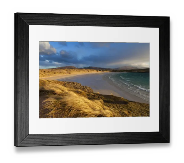 Framed Print : Balnakeil Beach and dunes in late evening light, near Durness, Sutherland, Scotland Framed Print : Balnakeil Beach and dunes in late evening light, near Durness, Sutherland, Scotland