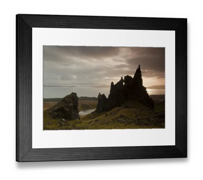Framed Print : Old Man of Storr at dawn, Skye, Inner Hebrides, Scotland, UK, January 2011 Framed Print : Old Man of Storr at dawn, Skye, Inner Hebrides, Scotland, UK, January 2011