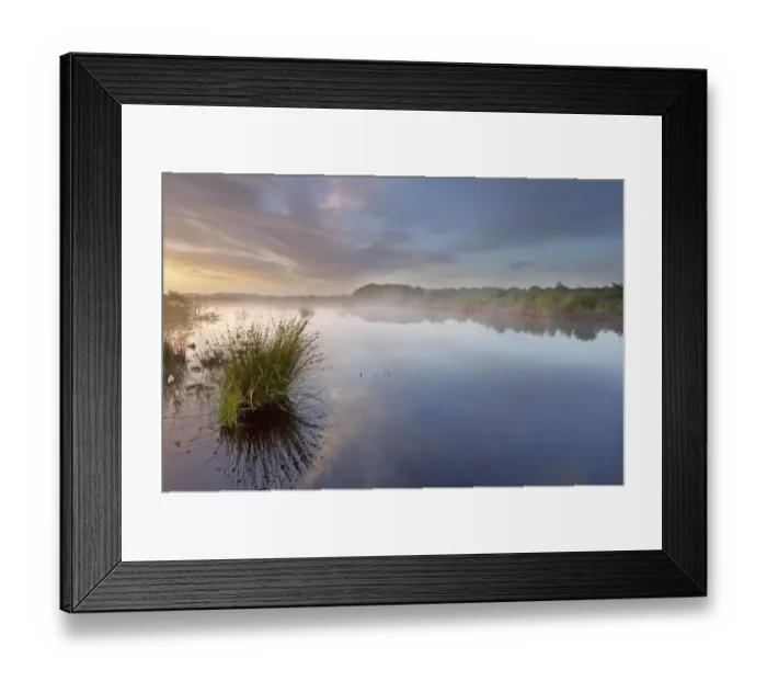 Framed Print : Ballynahone Bog at dawn, County Antrim, Northern Ireland, UK, June 2011 Framed Print : Ballynahone Bog at dawn, County Antrim, Northern Ireland, UK, June 2011