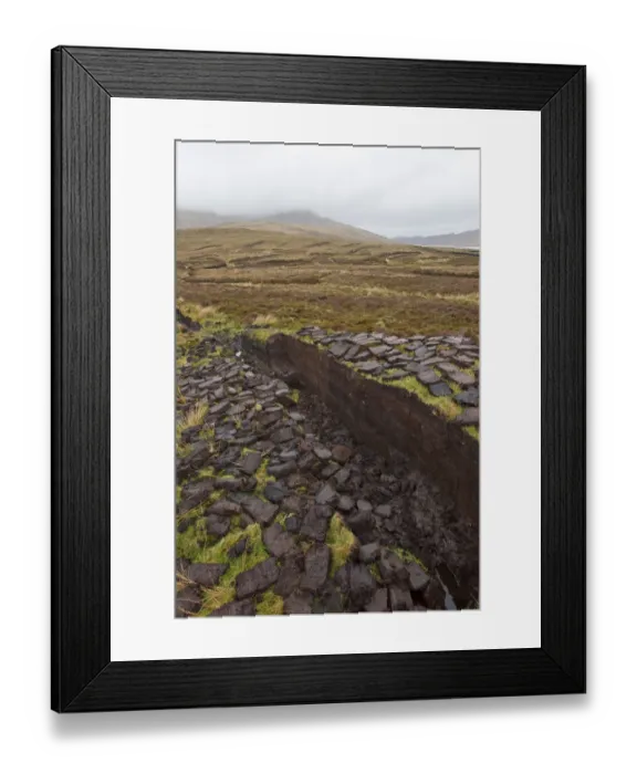 Framed Print : Community peat diggings, North Harris, Western Isles / Outer Hebrides, Scotland, UK Framed Print : Community peat diggings, North Harris, Western Isles / Outer Hebrides, Scotland, UK