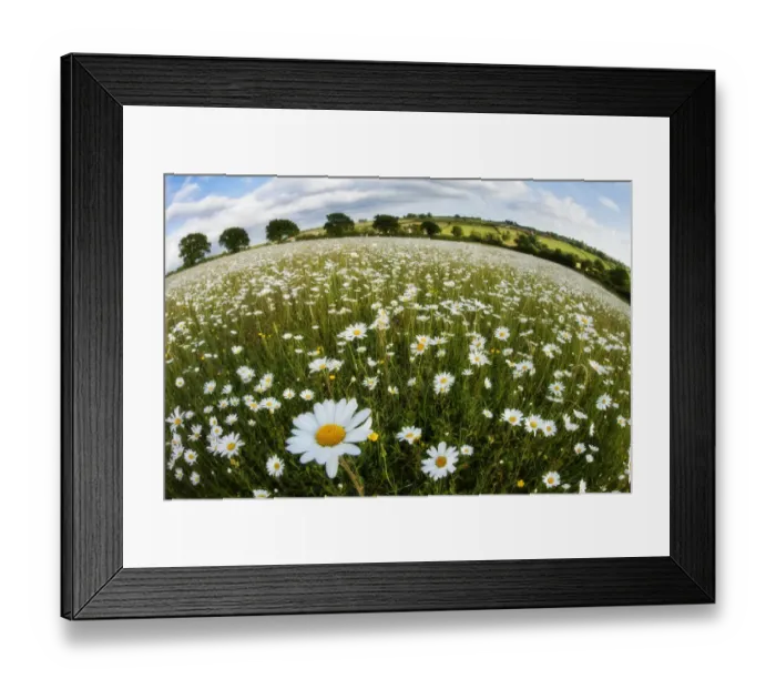 Framed Print : Traditionally managed wildflower meadow with Ox-eye daisy (Leucanthemum vulgare) Framed Print : Traditionally managed wildflower meadow with Ox-eye daisy (Leucanthemum vulgare)