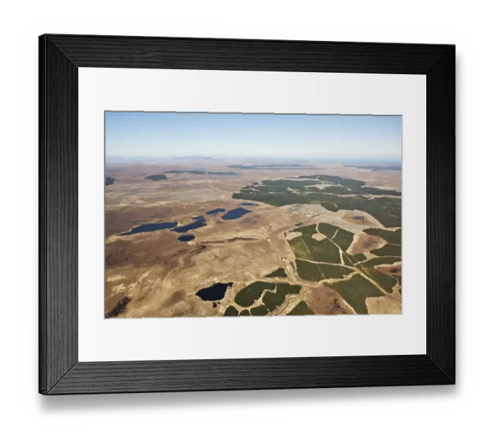 Framed Print : Aerial view of Forsinard Flows blanket bog, Forsinard, Caithness, Scotland, UK, May Framed Print : Aerial view of Forsinard Flows blanket bog, Forsinard, Caithness, Scotland, UK, May