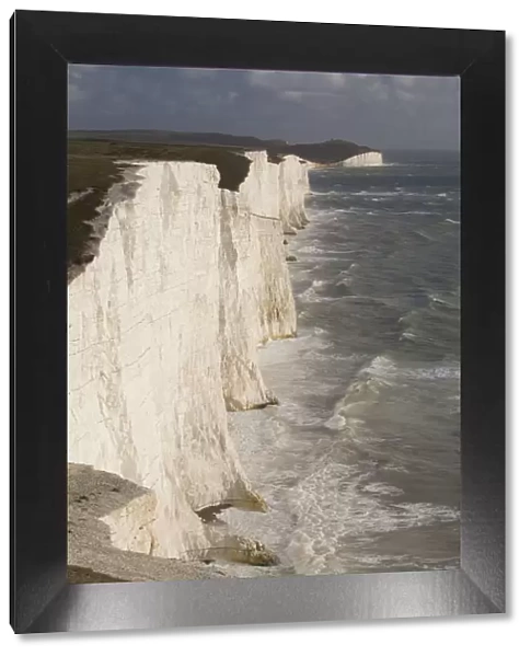 Seven Sisters chalk cliffs, South Downs, England