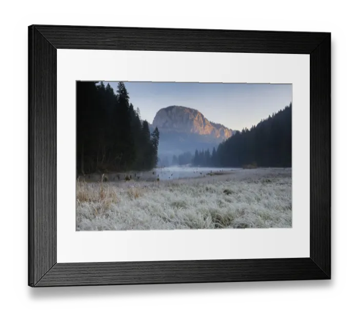 Framed Print : Red Lake and Suhardul Mara-massif (1, 507m) at dawn, Cheile Bicazului-Hasmas National Park Framed Print : Red Lake and Suhardul Mara-massif (1, 507m) at dawn, Cheile Bicazului-Hasmas National Park