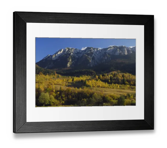Framed Print : Piatra Craiului massif, Piatra Craiului National Park, Transylvania, Southern Carpathian Mountains Framed Print : Piatra Craiului massif, Piatra Craiului National Park, Transylvania, Southern Carpathian Mountains