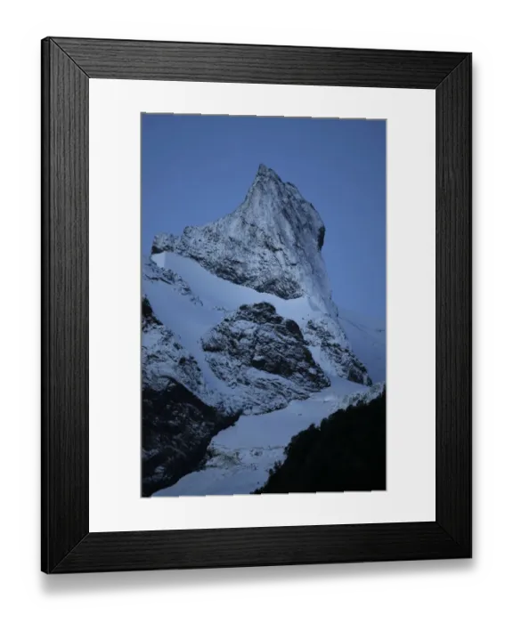 Framed Print : Mountain and glaciers before sunrise, near Dombay, Teberdinsky biosphere reserve Framed Print : Mountain and glaciers before sunrise, near Dombay, Teberdinsky biosphere reserve