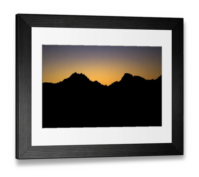 Framed Print : Mountains before sunrise seen from Elbrus, Caucasus, Russia, June 2008 Framed Print : Mountains before sunrise seen from Elbrus, Caucasus, Russia, June 2008