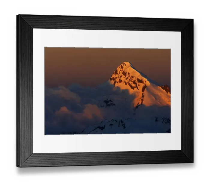 Framed Print : Early morning light on a mountain west of Elbrus, Caucasus, Russia, June 2008 Framed Print : Early morning light on a mountain west of Elbrus, Caucasus, Russia, June 2008