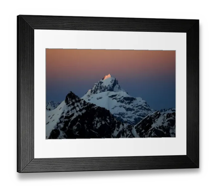 Framed Print : Early morning light on sharp peaks, seen from Elbrus, Caucasus, Russia, June 2008 Framed Print : Early morning light on sharp peaks, seen from Elbrus, Caucasus, Russia, June 2008