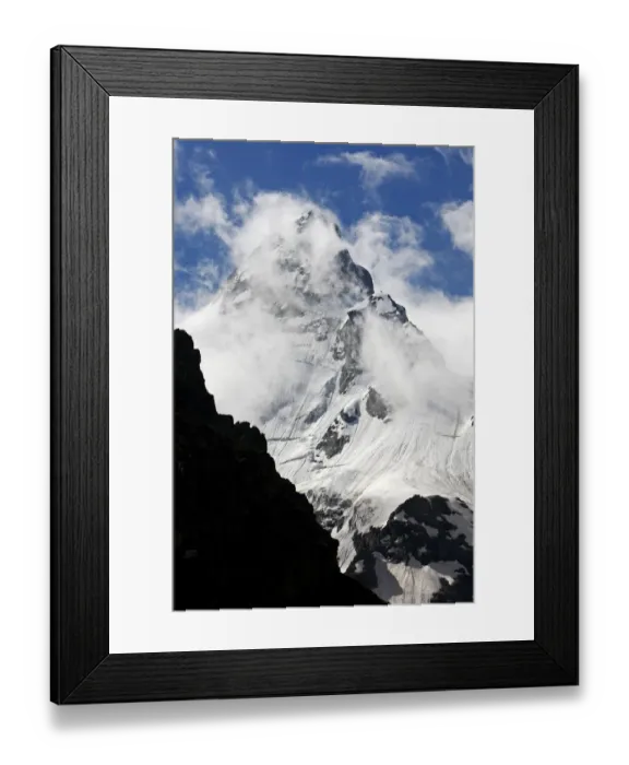 Framed Print : Mount Jantugan (3, 480m) in Adylsu valley, side valley to Baksan and Elbrus, Caucasus Framed Print : Mount Jantugan (3, 480m) in Adylsu valley, side valley to Baksan and Elbrus, Caucasus