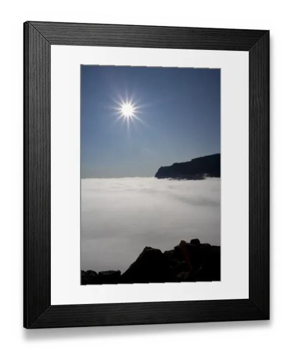 Framed Print : RF- Solar halo over the Laitaure delta, Sarek National Park, Laponia World Heritage Site