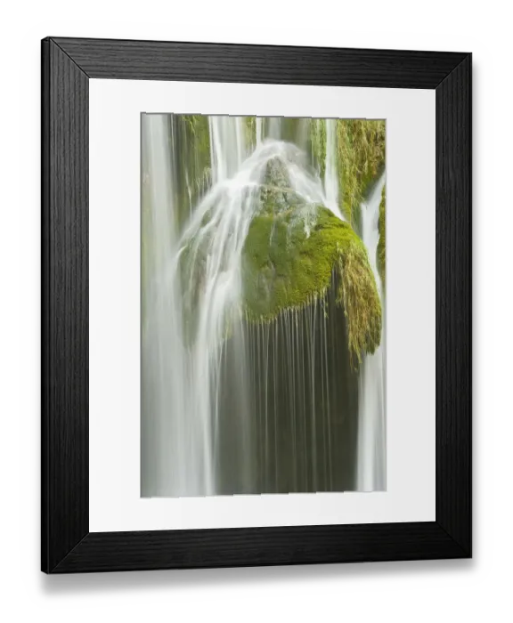 Framed Print : Galovac Buk waterfalls, Upper lakes, Plitvice Lakes National Park, Croatia, October 2008