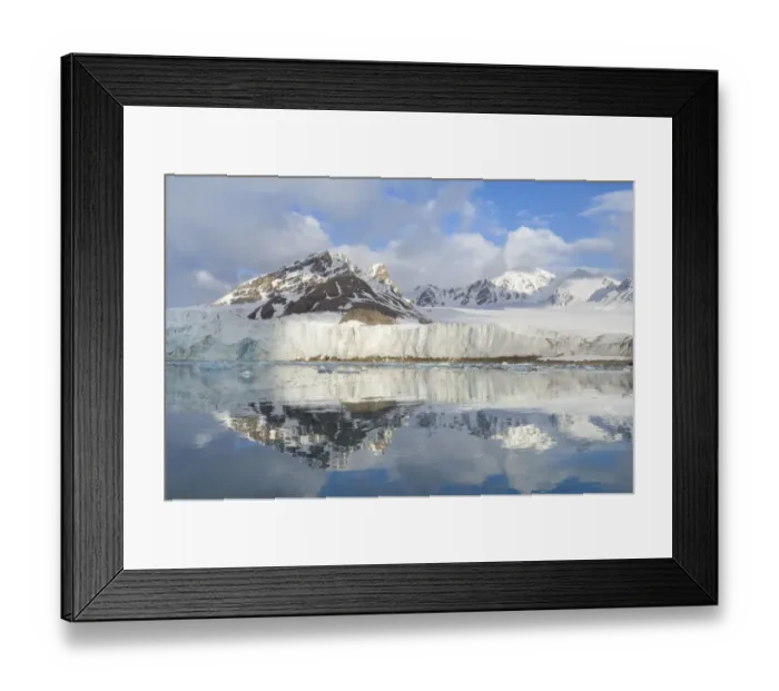 Framed Print : Smeerenburg glacier, Smeerenburg fjord, Svalbard, Norway, July 2008 Framed Print : Smeerenburg glacier, Smeerenburg fjord, Svalbard, Norway, July 2008