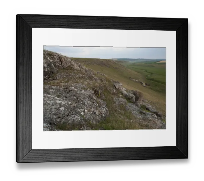 Framed Print : Hilly landscape, Central Moldova, June 2009 Framed Print : Hilly landscape, Central Moldova, June 2009