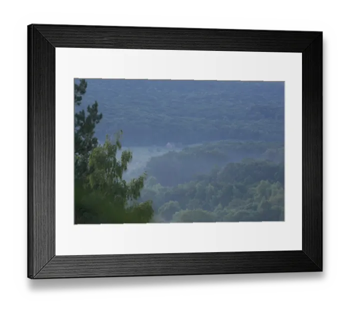 Framed Print : Light misty over the Codrii reserve at dawn, central Moldova, July 2009 Framed Print : Light misty over the Codrii reserve at dawn, central Moldova, July 2009