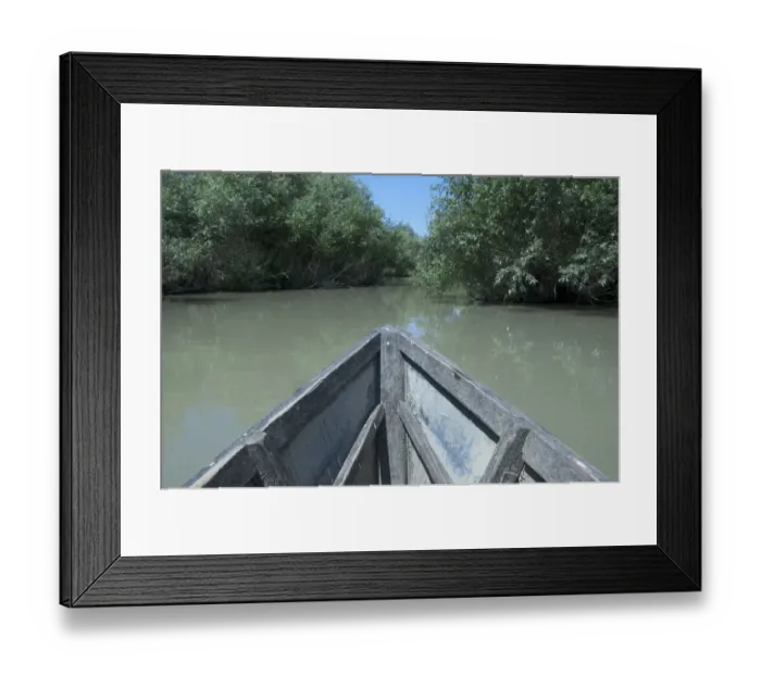 Framed Print : Lake Belau, viewed from a boat, South west Moldova, June 2009 Framed Print : Lake Belau, viewed from a boat, South west Moldova, June 2009