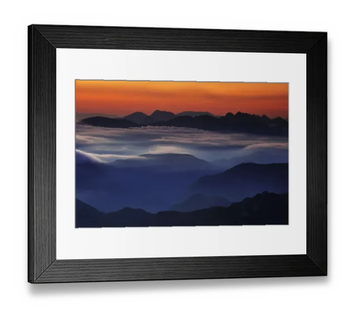 Framed Print : Sunrise in the Julian Alps, viewed from Mount Kriz, Triglav National Park, Slovenia Framed Print : Sunrise in the Julian Alps, viewed from Mount Kriz, Triglav National Park, Slovenia