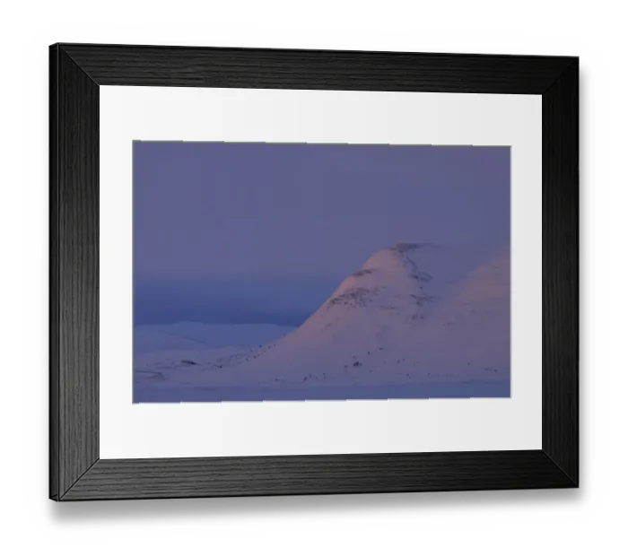 Framed Print : Mountain in Dovrefjell National Park, Norway, February 2009 Framed Print : Mountain in Dovrefjell National Park, Norway, February 2009
