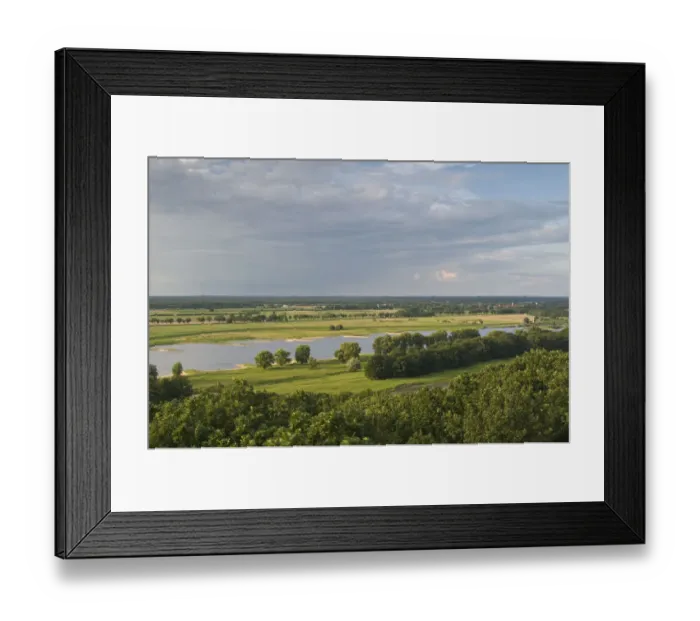 Framed Print : Elbe river, Elbe Biosphere Reserve, Lower Saxony, Germany, July 2008 Framed Print : Elbe river, Elbe Biosphere Reserve, Lower Saxony, Germany, July 2008