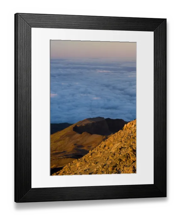 Framed Print : Crater of Pico Viejo / Chaorra Mountain (2, 909m) from the summit of the Teide volcano Framed Print : Crater of Pico Viejo / Chaorra Mountain (2, 909m) from the summit of the Teide volcano