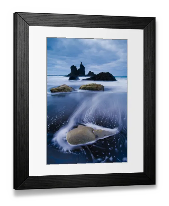 Framed Print : Wild coast with sea stacks on a stormy day, Benijo, Anaga Peninsula, North East Tenerife Framed Print : Wild coast with sea stacks on a stormy day, Benijo, Anaga Peninsula, North East Tenerife
