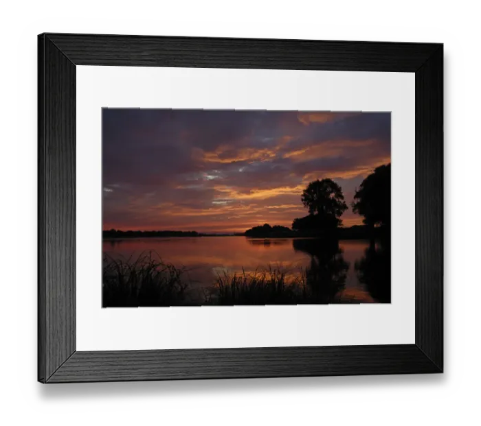Framed Print : River Elbe at sunset, Elbe Biosphere Reserve, Lower Saxony, Germany, August 2007 Framed Print : River Elbe at sunset, Elbe Biosphere Reserve, Lower Saxony, Germany, August 2007