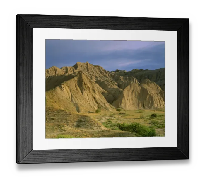 Framed Print : Semi desert with Badlands, border area to Azerbaidjan, Vashlovani National Park, Georgia Framed Print : Semi desert with Badlands, border area to Azerbaidjan, Vashlovani National Park, Georgia