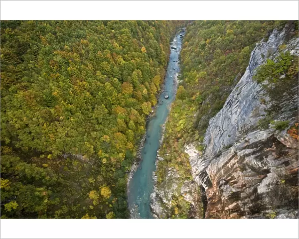 Tara Canyon from Djurdjevica bridge, Durmitor NP, Montenegro, October 2008