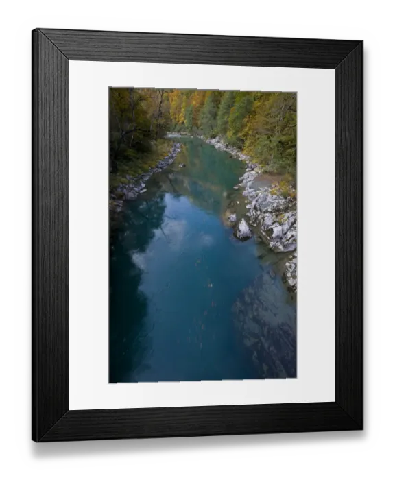 Framed Print : River Tara with trees on banks, Kandija Area, Durmitor NP, Montenegro, October 2008 Framed Print : River Tara with trees on banks, Kandija Area, Durmitor NP, Montenegro, October 2008