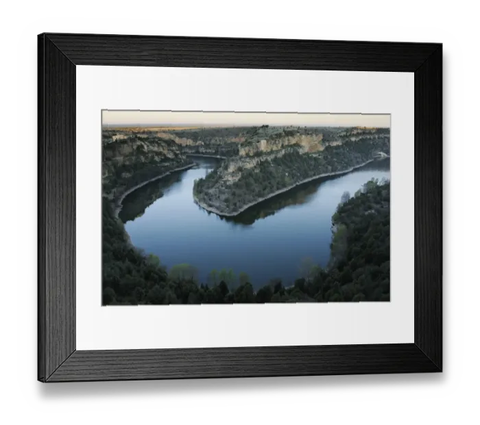 Framed Print : Duratn River flowing through a gorge, Hoces del Rio Duratn Natural Park, Segovia Framed Print : Duratn River flowing through a gorge, Hoces del Rio Duratn Natural Park, Segovia