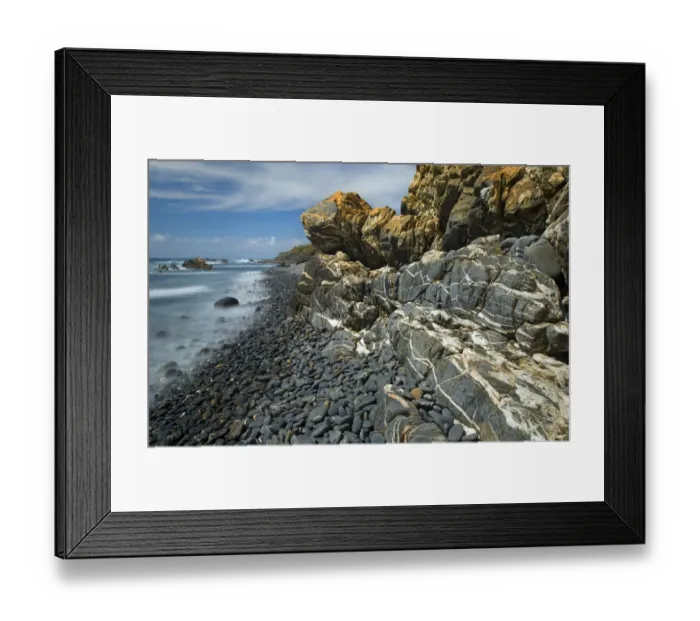 Framed Print : Coastline with rocky cliffs, Almograve, Natural Park of South West Alentejano and Costa Vicentina Framed Print : Coastline with rocky cliffs, Almograve, Natural Park of South West Alentejano and Costa Vicentina