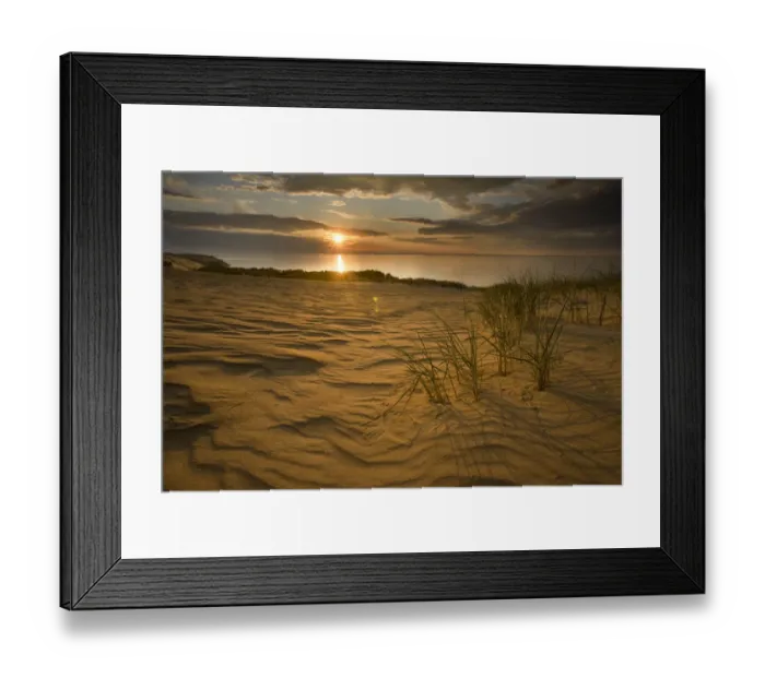 Framed Print : Sunrise over sand dunes on Agilos Kopa, Nagliai Nature Reserve, Curonian Spit, Lithuania Framed Print : Sunrise over sand dunes on Agilos Kopa, Nagliai Nature Reserve, Curonian Spit, Lithuania