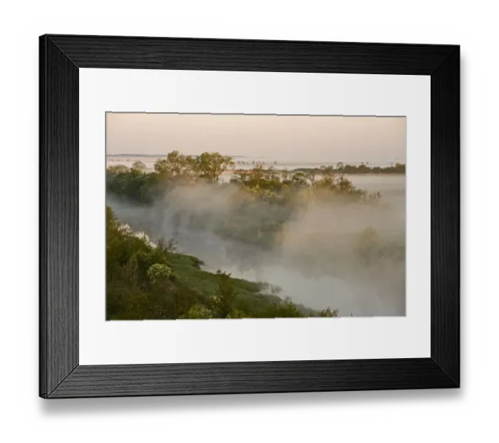 Framed Print : Mist over the Kasari river, Kloostri, Matsalu National Park, Estonia, May 2009 Framed Print : Mist over the Kasari river, Kloostri, Matsalu National Park, Estonia, May 2009