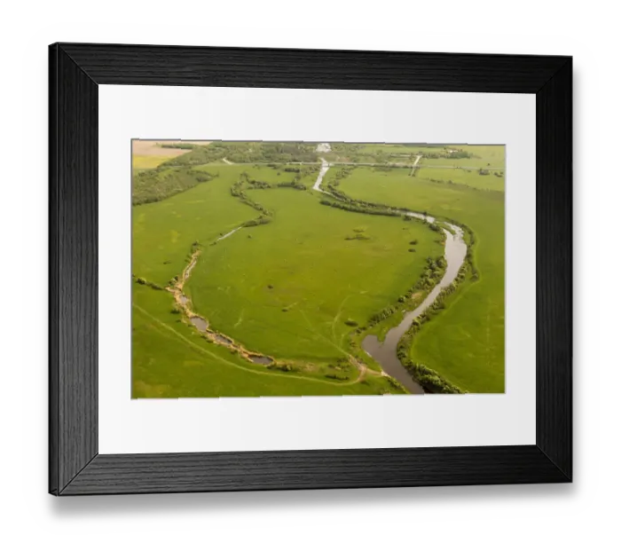 Framed Print : Aerial view of Kasari river, Matsalu National Park, Estonia, May 2009 Framed Print : Aerial view of Kasari river, Matsalu National Park, Estonia, May 2009