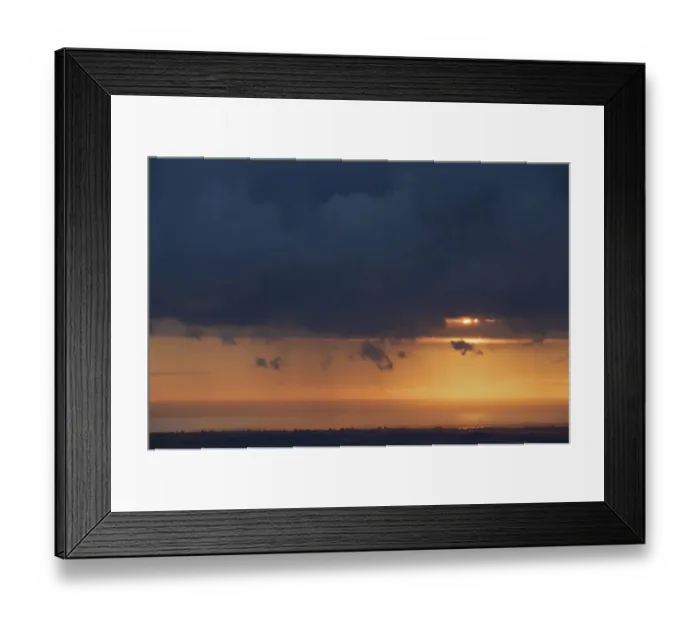 Framed Print : Sunrise over Rimini, Italy on the Adriatic Sea Coast, viewed from San Marino, May 2009 Framed Print : Sunrise over Rimini, Italy on the Adriatic Sea Coast, viewed from San Marino, May 2009