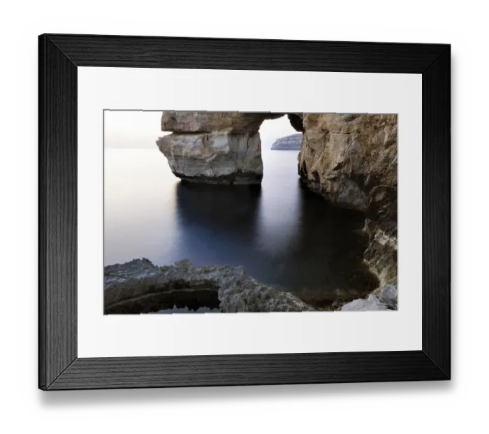 Framed Print : Rock formations / Azur Window at Blue Hole, Dwejra, Gozo, Malta, May 2009 Framed Print : Rock formations / Azur Window at Blue Hole, Dwejra, Gozo, Malta, May 2009