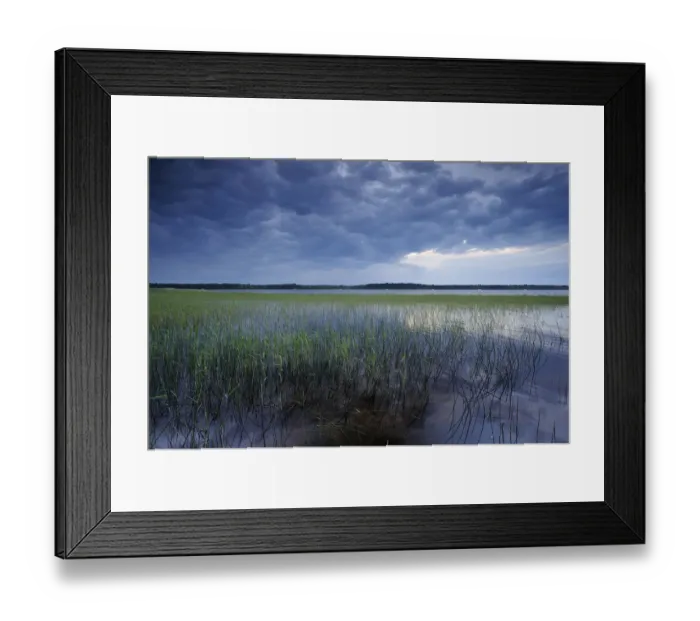 Framed Print : Dark cloudy sky over Lake Usma viewed from Moricsala Island, Moricsala Strict Nature Reserve Framed Print : Dark cloudy sky over Lake Usma viewed from Moricsala Island, Moricsala Strict Nature Reserve