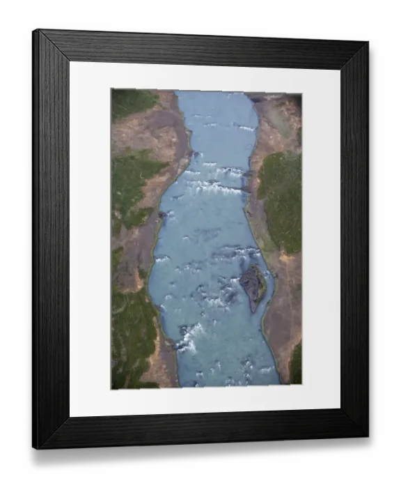 Framed Print : Aerial view of Skjalfandafljot River (glacial river) Northern Iceland, July 2009 Framed Print : Aerial view of Skjalfandafljot River (glacial river) Northern Iceland, July 2009