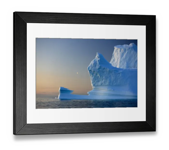 Framed Print : Iceberg, Disko Bay, Greenland, August 2009. WWE INDOOR EXHIBITION