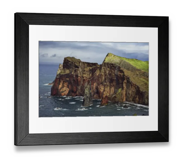 Framed Print : Coastal cliffs, Ponta de Sao Lourenco, Madeira, March 2009 Framed Print : Coastal cliffs, Ponta de Sao Lourenco, Madeira, March 2009
