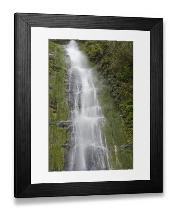 Framed Print : Waterfall near Sao Vicente, Madeira, March 2009